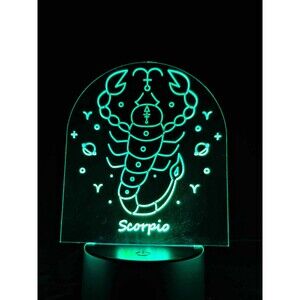 Scorpio LED light color changing Zodiac Nightlight